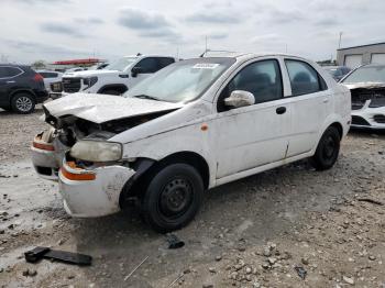  Salvage Chevrolet Aveo