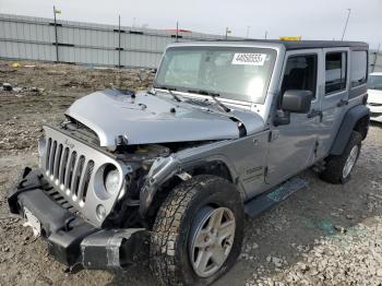  Salvage Jeep Wrangler