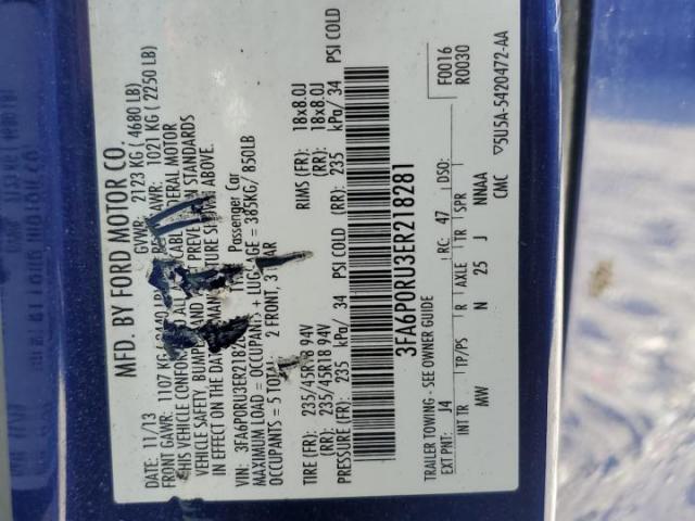 Ford Fusion Titanium Hev Image 10