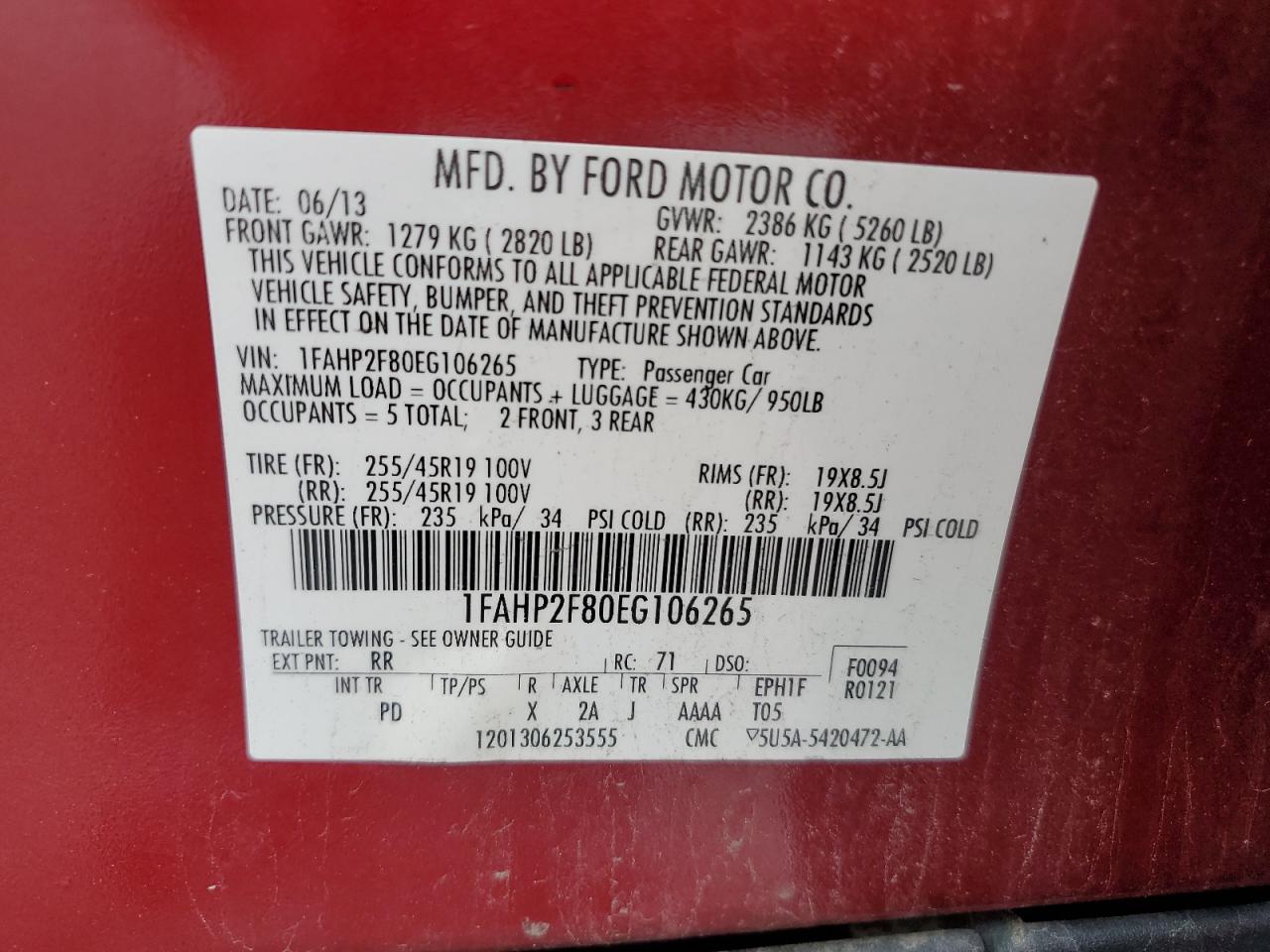 Ford Taurus Limited Image 3