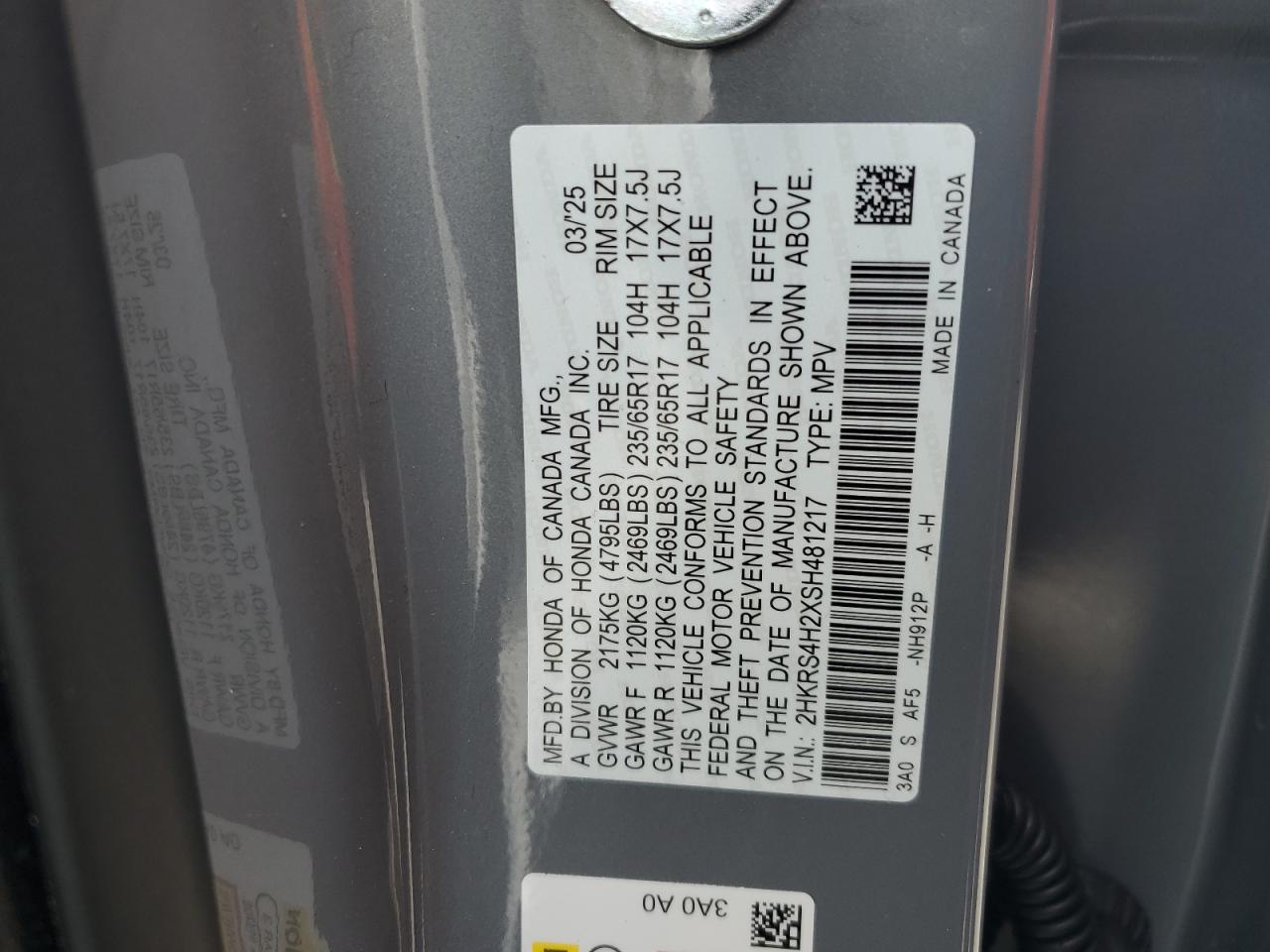 Honda Crv Lx Image 10