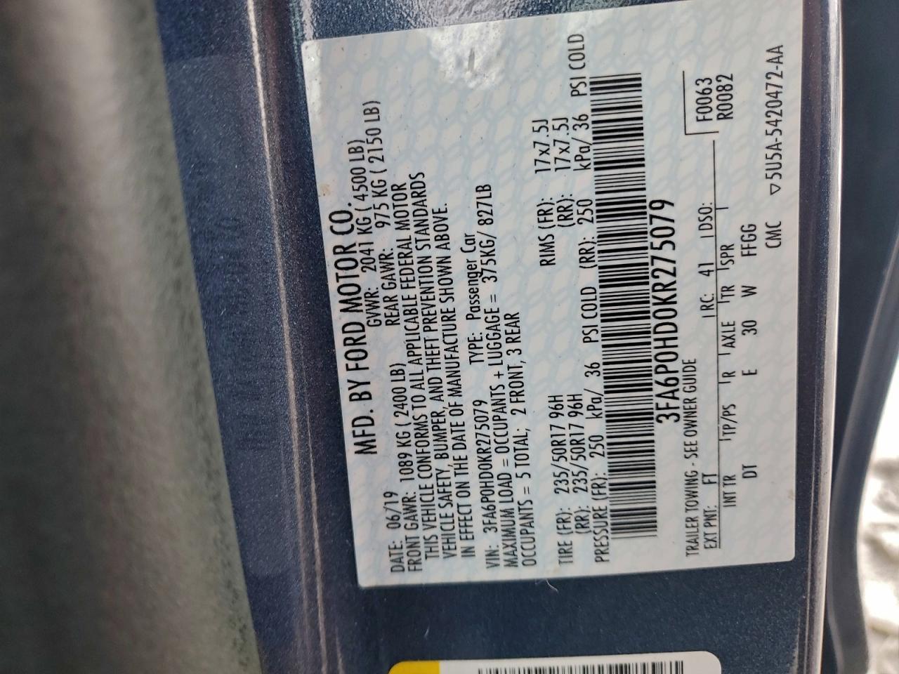 Ford Fusion Se Image 4