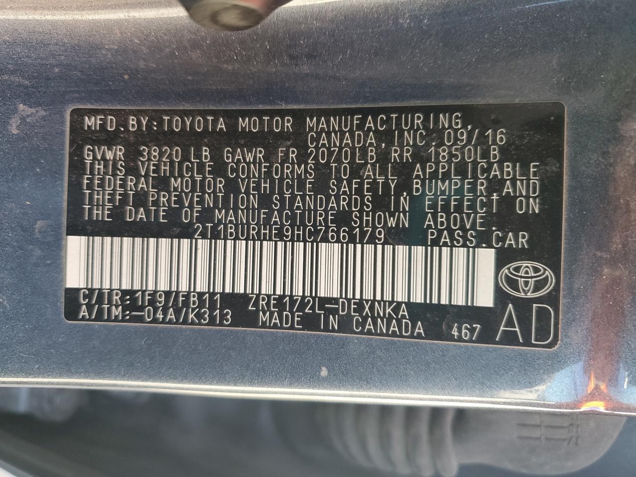 Toyota Corolla L Image 12