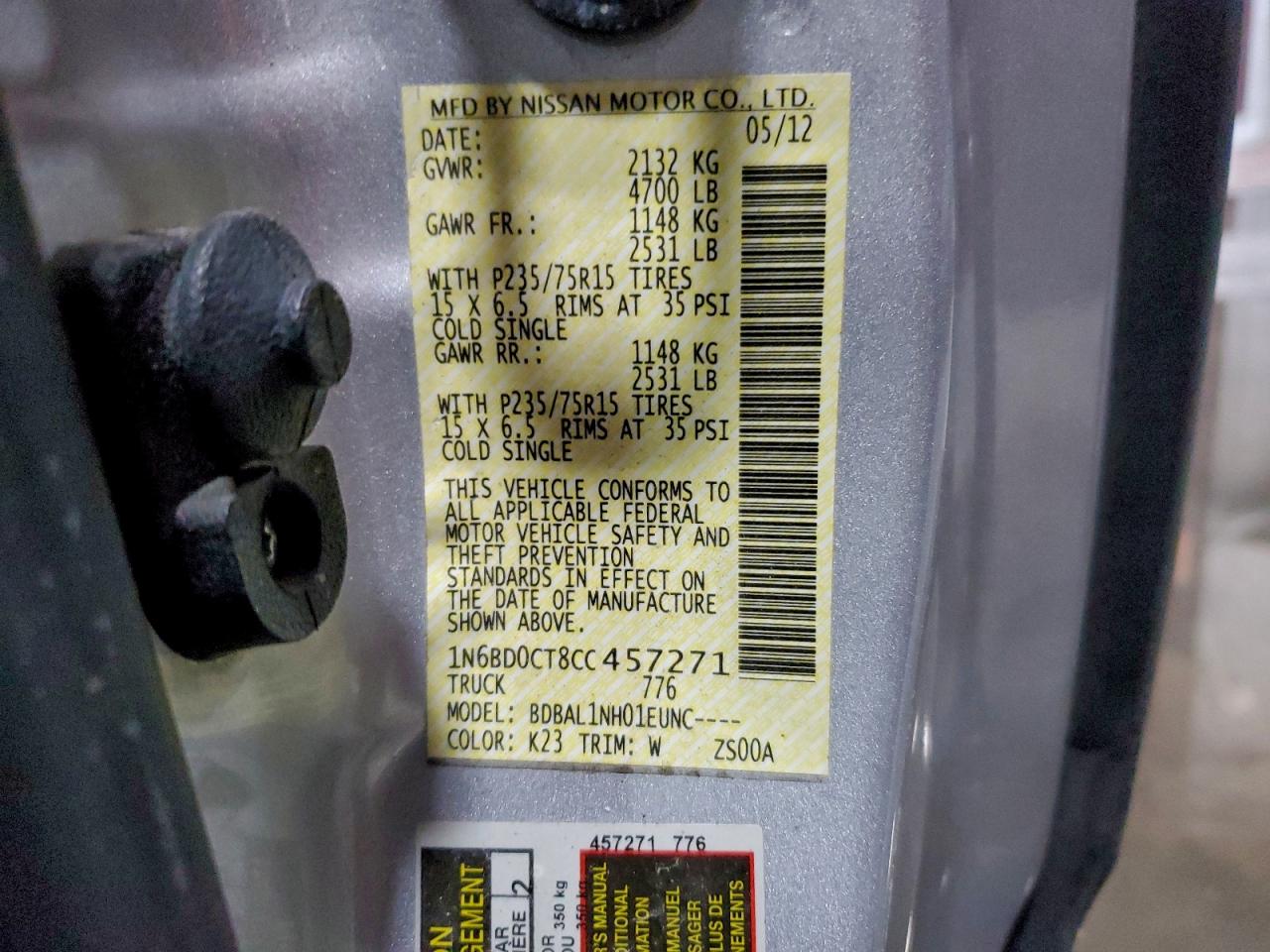 Nissan Frontier S Image 10