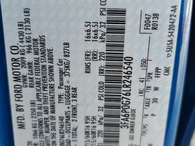 Ford Fusion S Image 6