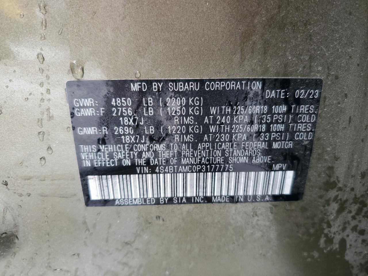 Subaru Outback Limited Image 8