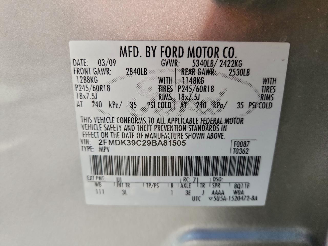 Ford Edge Limited Image 9