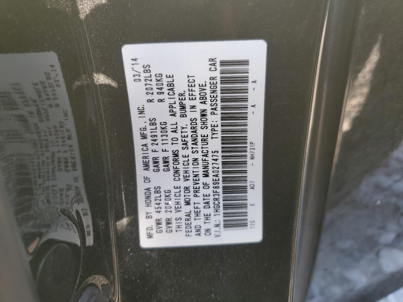 Honda Accord Exl Image 6