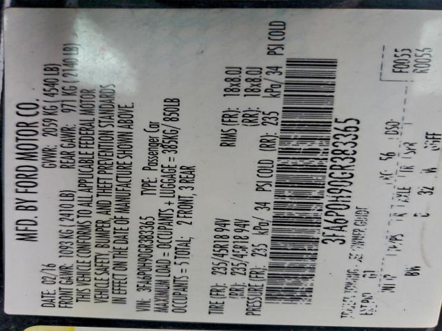 Ford Fusion Se Image 3