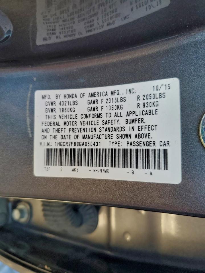 Honda Accord Exl Image 9