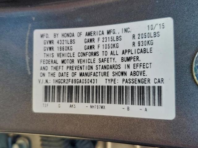 Honda Accord Exl Image 9