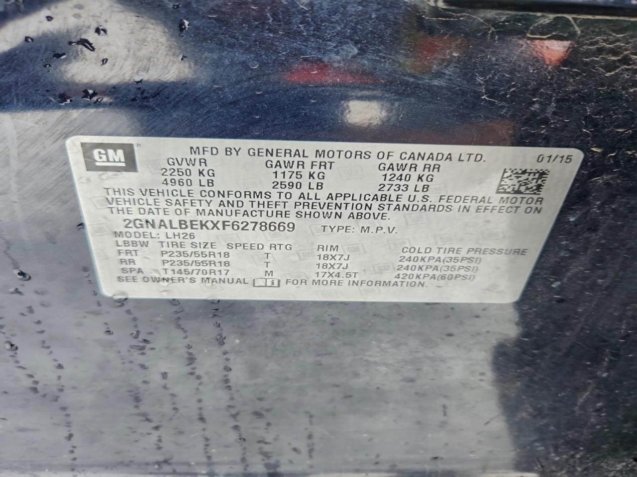 Chevrolet Equinox Lt Image 11