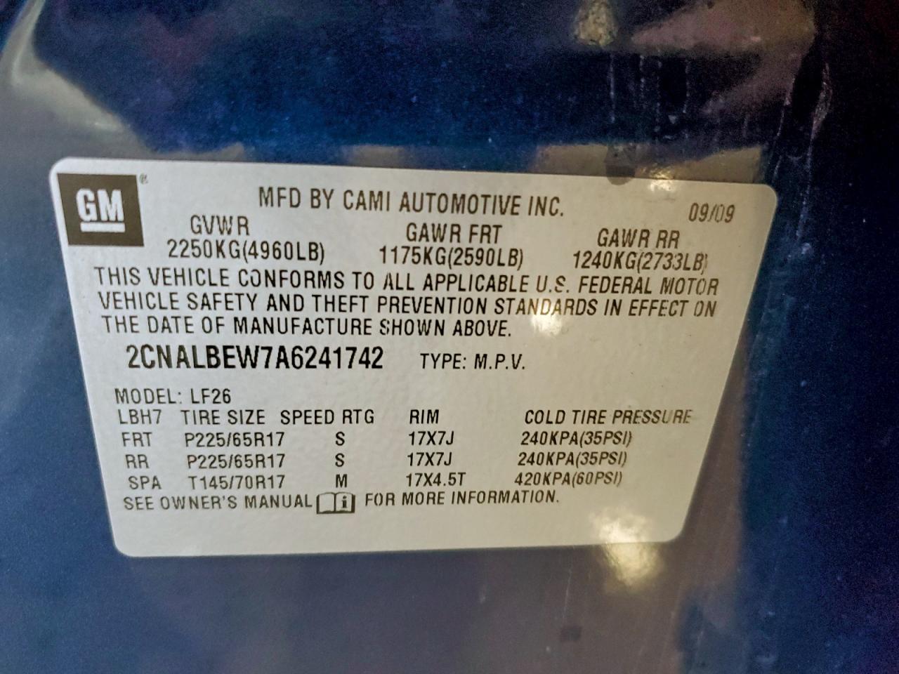 Chevrolet Equinox Ls Image 12