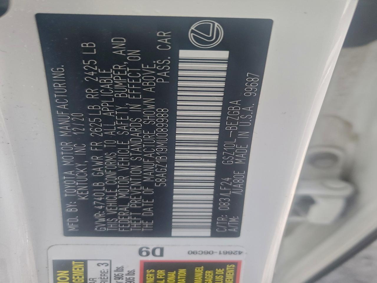 Lexus Es 350 Base Image 11