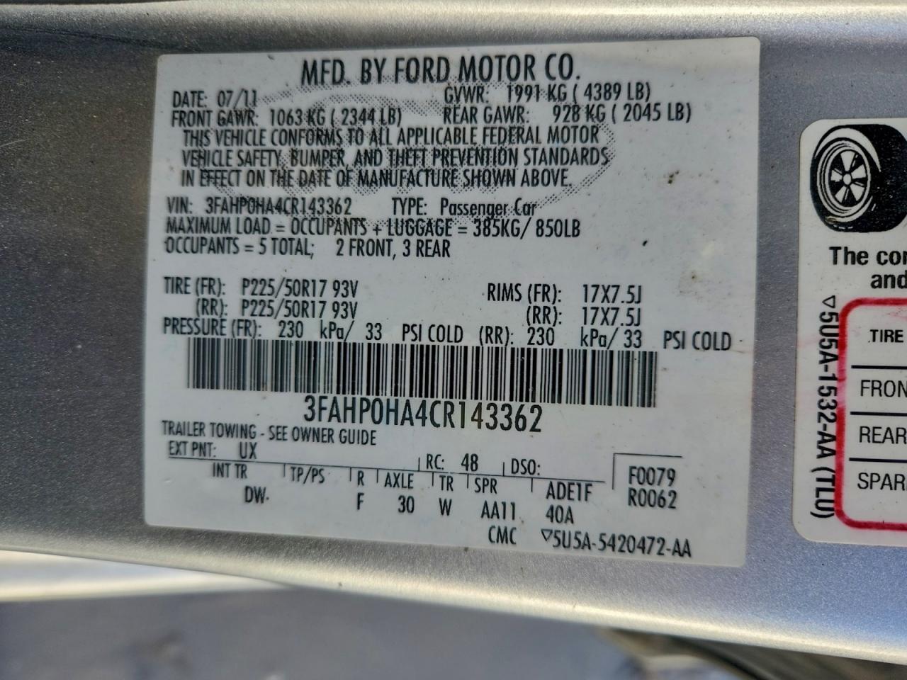 Ford Fusion Se Image 10