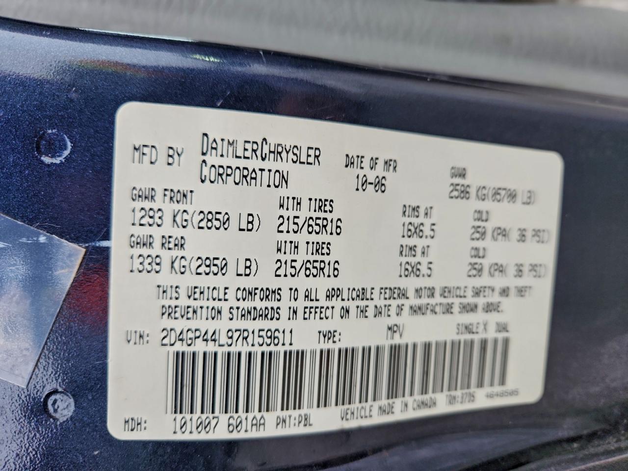 Dodge Caravan Sxt Image 11