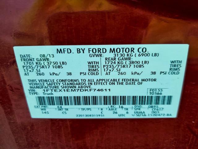 Ford F-150 Super Cab Image 12