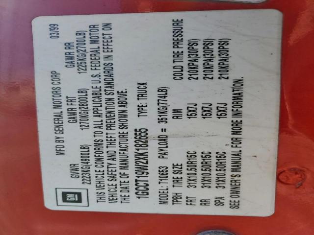 Chevrolet S-10 S10 Image 9