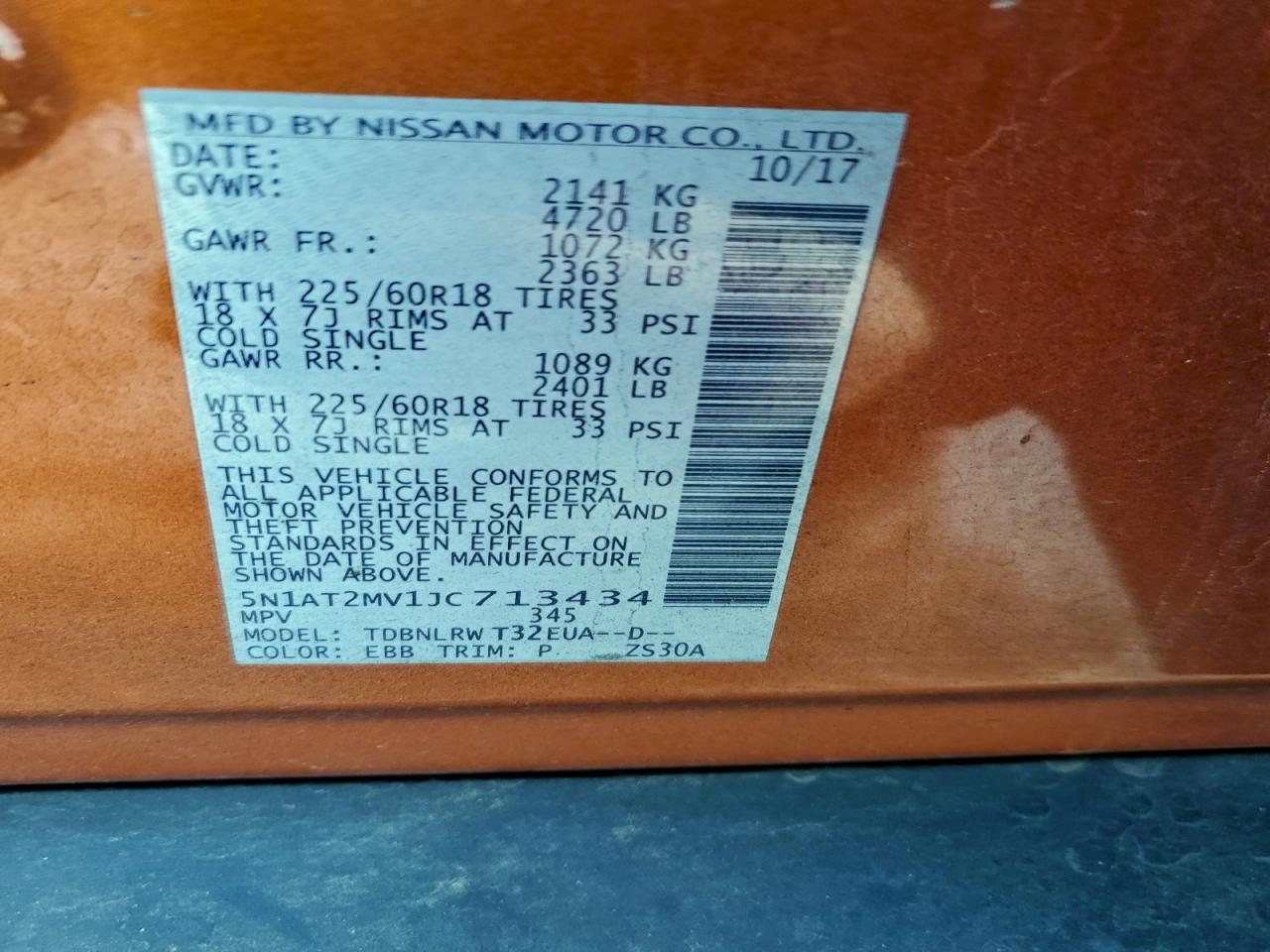 Nissan Rogue S Image 10