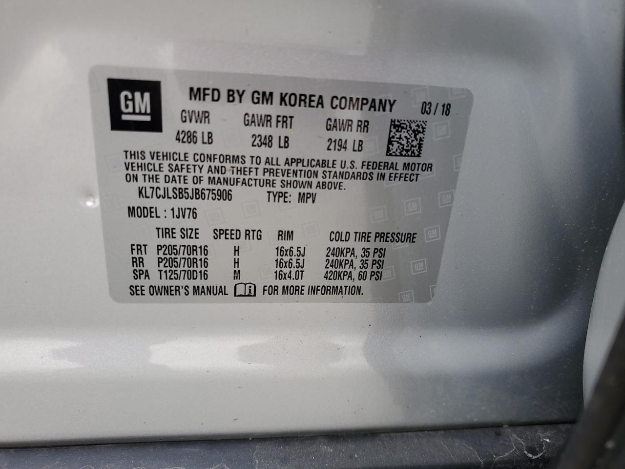 Chevrolet Trax 1lt Image 10