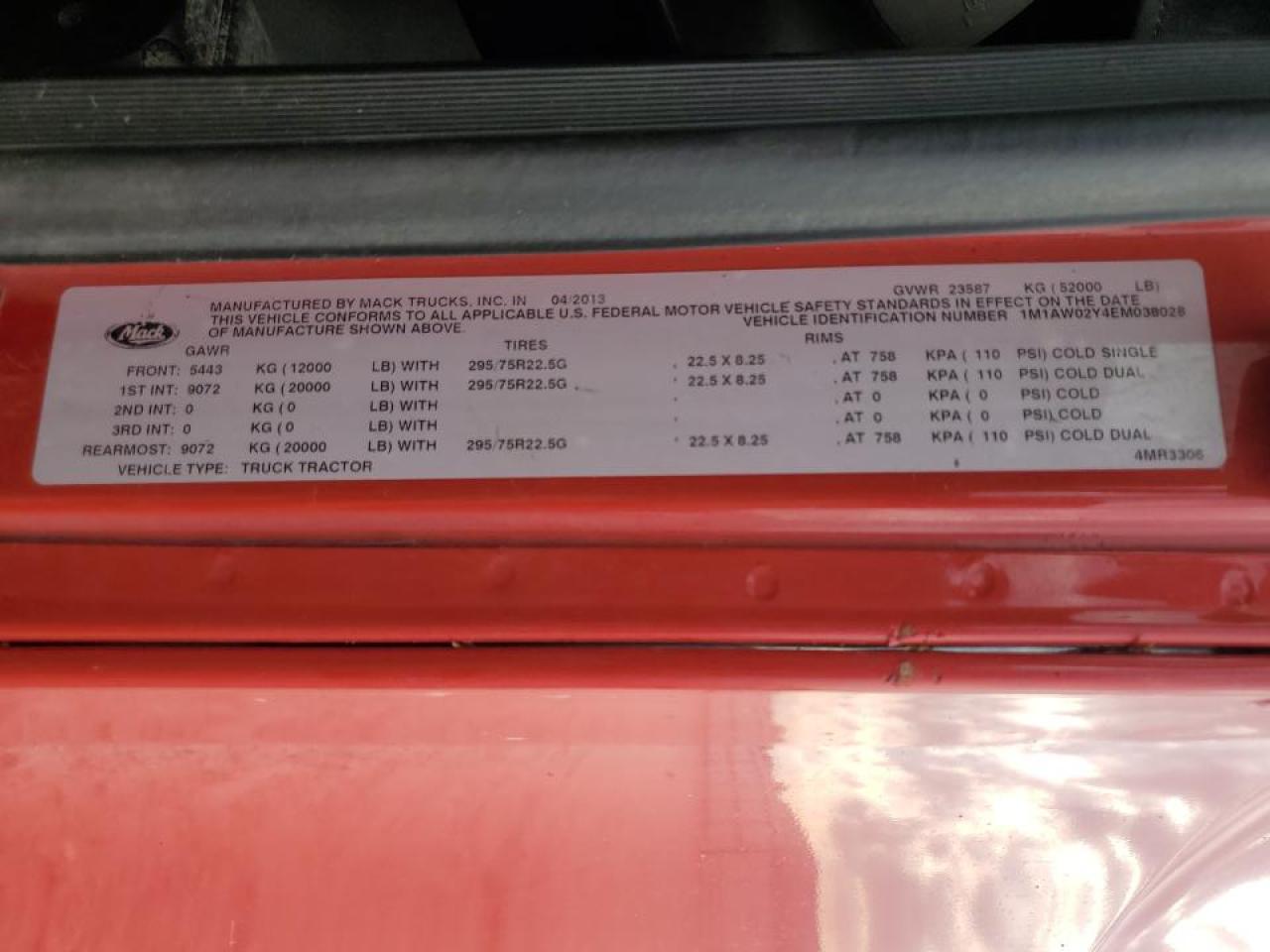 Mack 600 Cxu600 Cxu600 Image 9