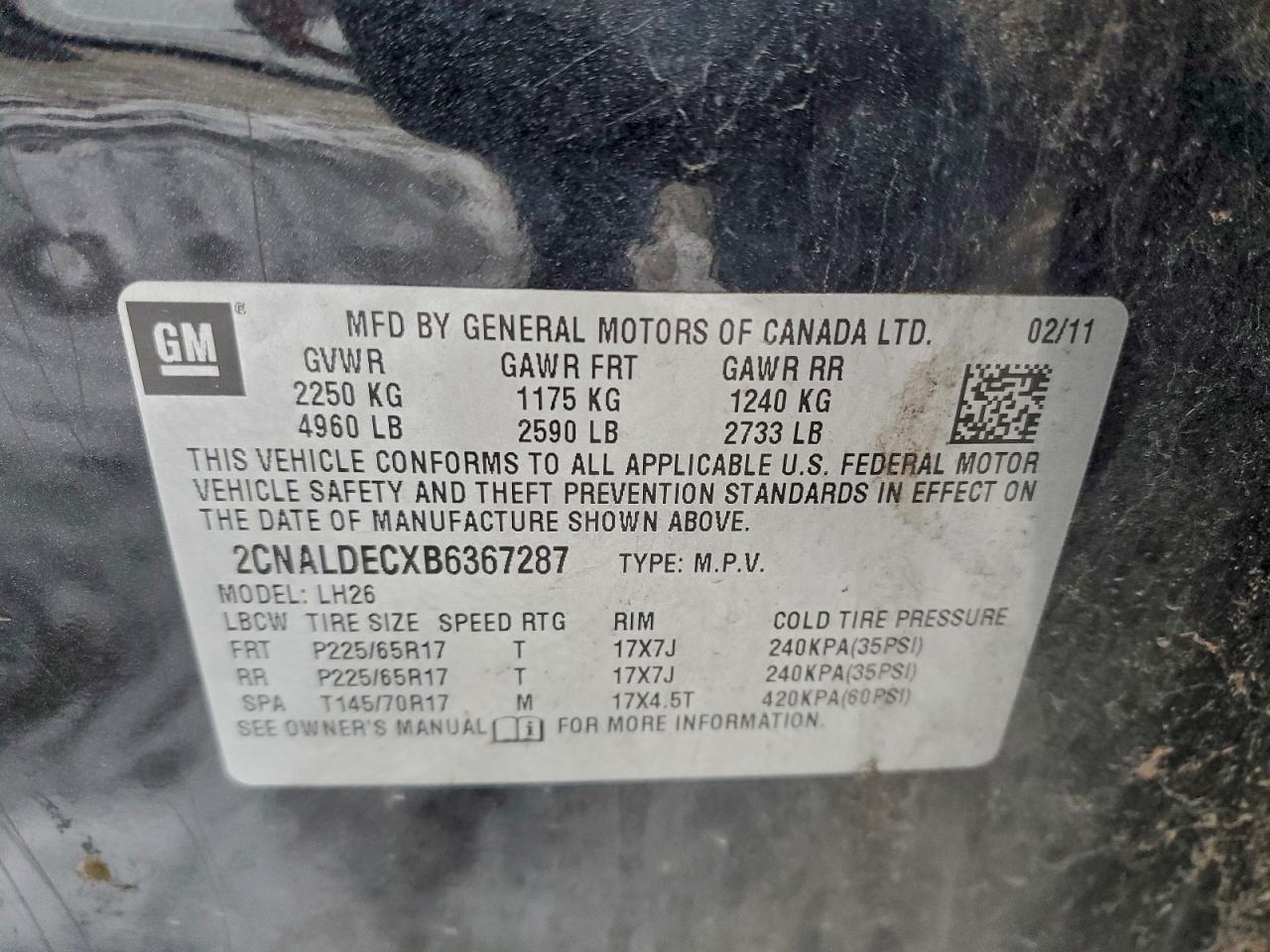 Chevrolet Equinox Lt Image 10