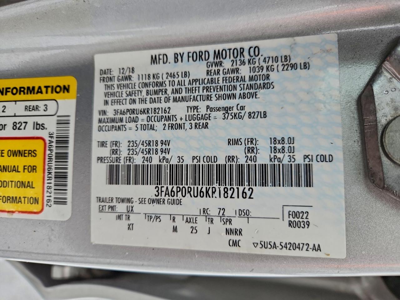 Ford Fusion Titanium Image 11