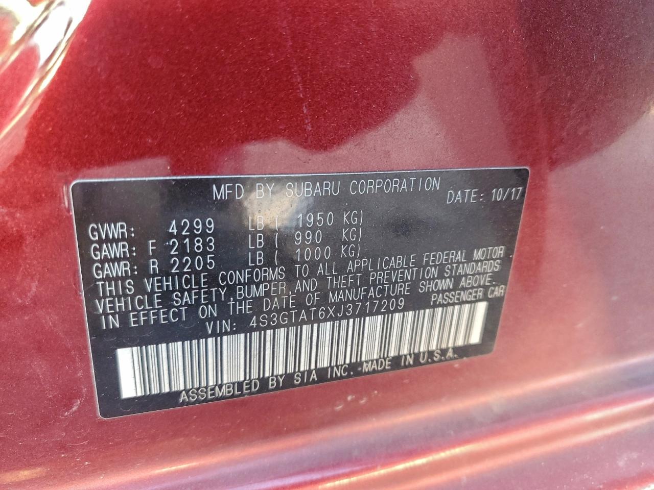 Subaru Impreza Limited Image 9