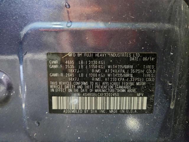 Subaru Outback 2.5i Limited Image 2