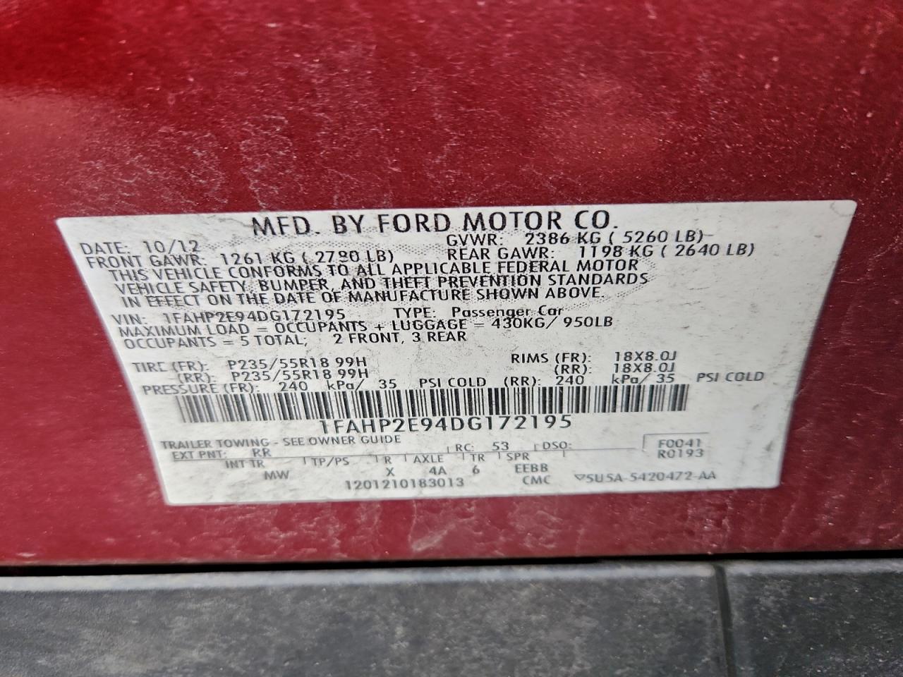Ford Taurus Sel Image 12