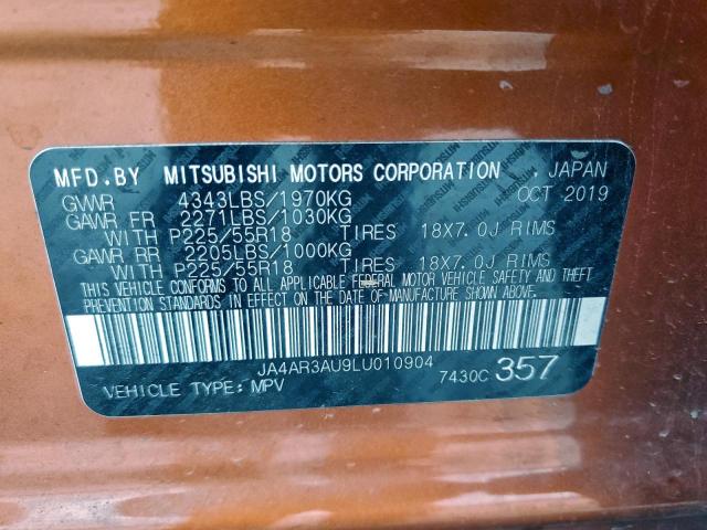 Mitsubishi Outlander Es Image 9