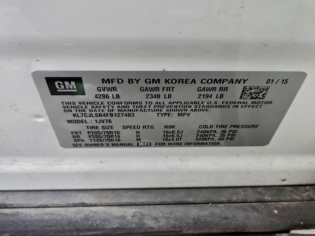 Chevrolet Trax 1lt Image 7