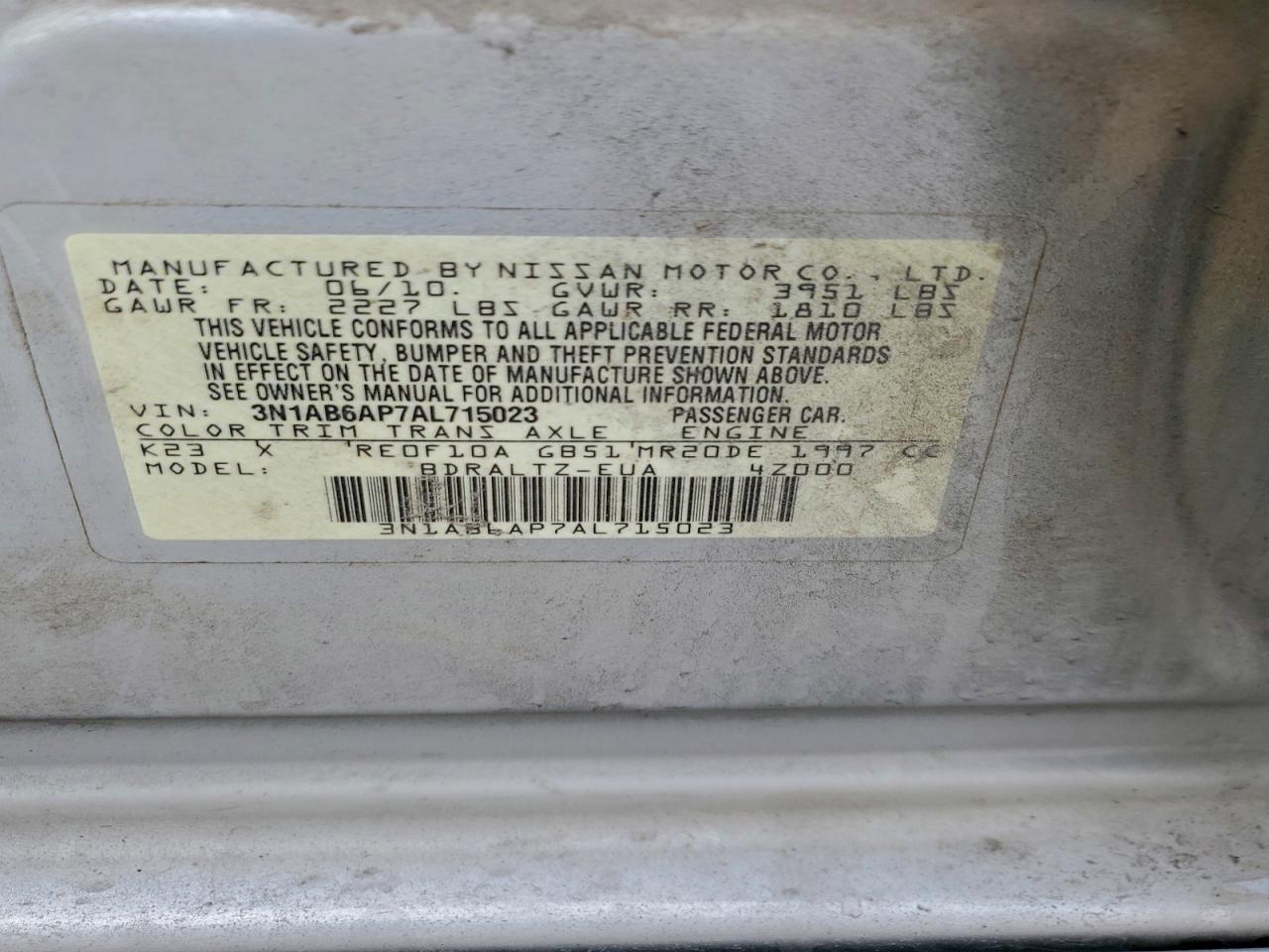 Nissan Sentra 2.0 Image 2