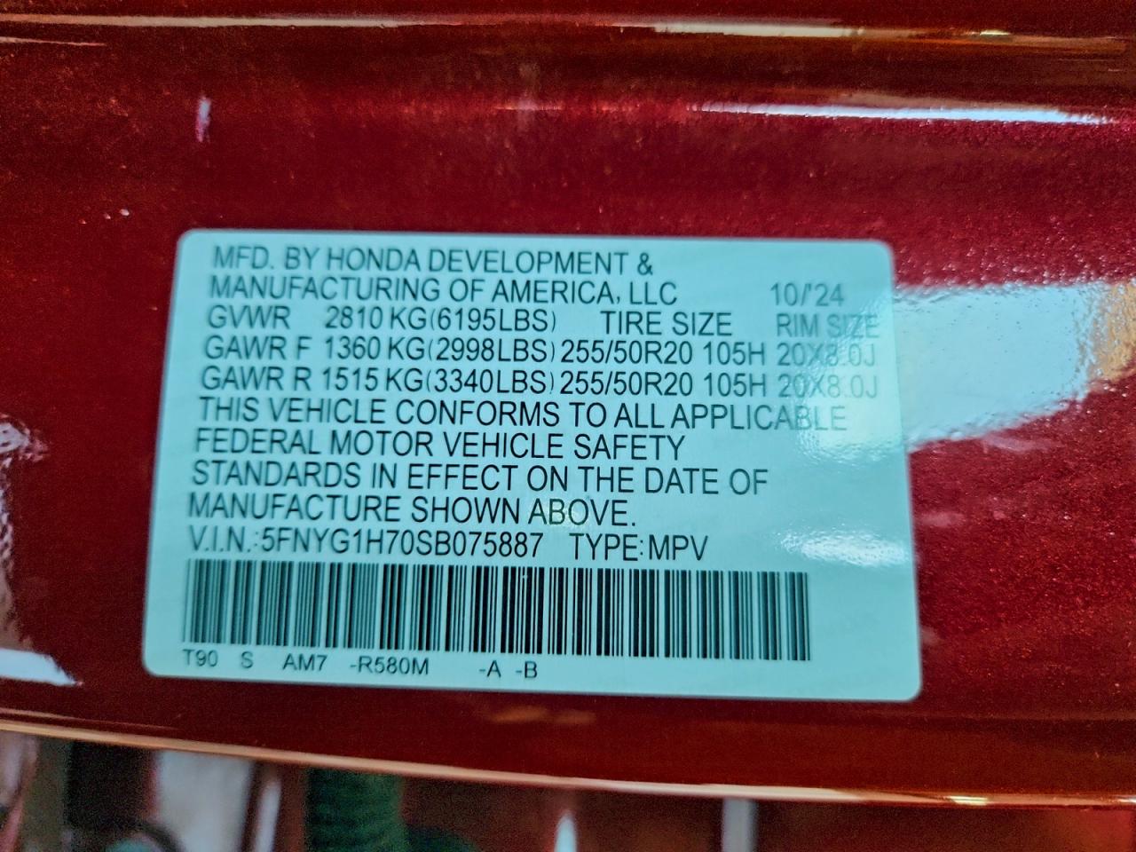 Honda Pilot Touring Image 13