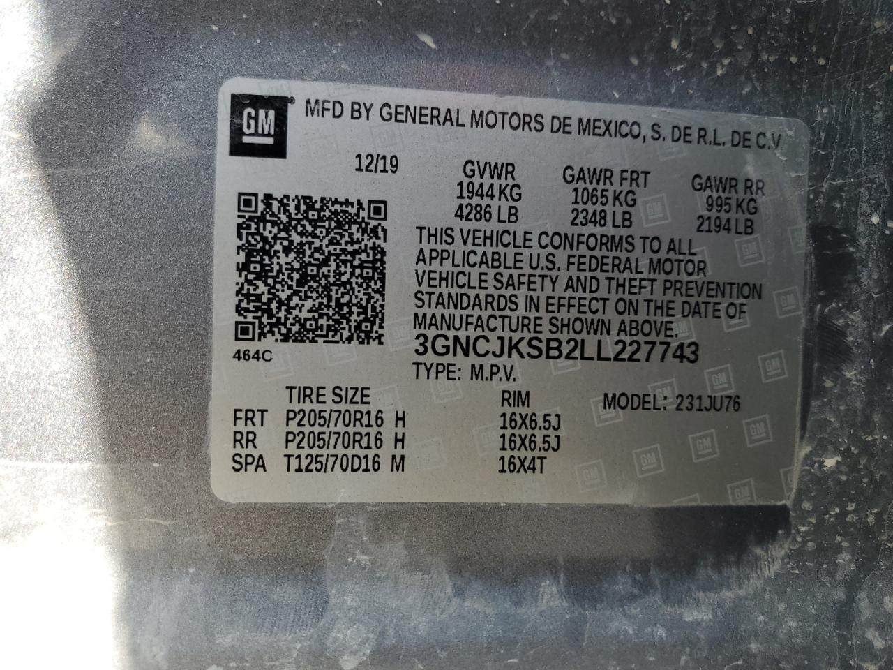 Chevrolet Trax Ls Image 10