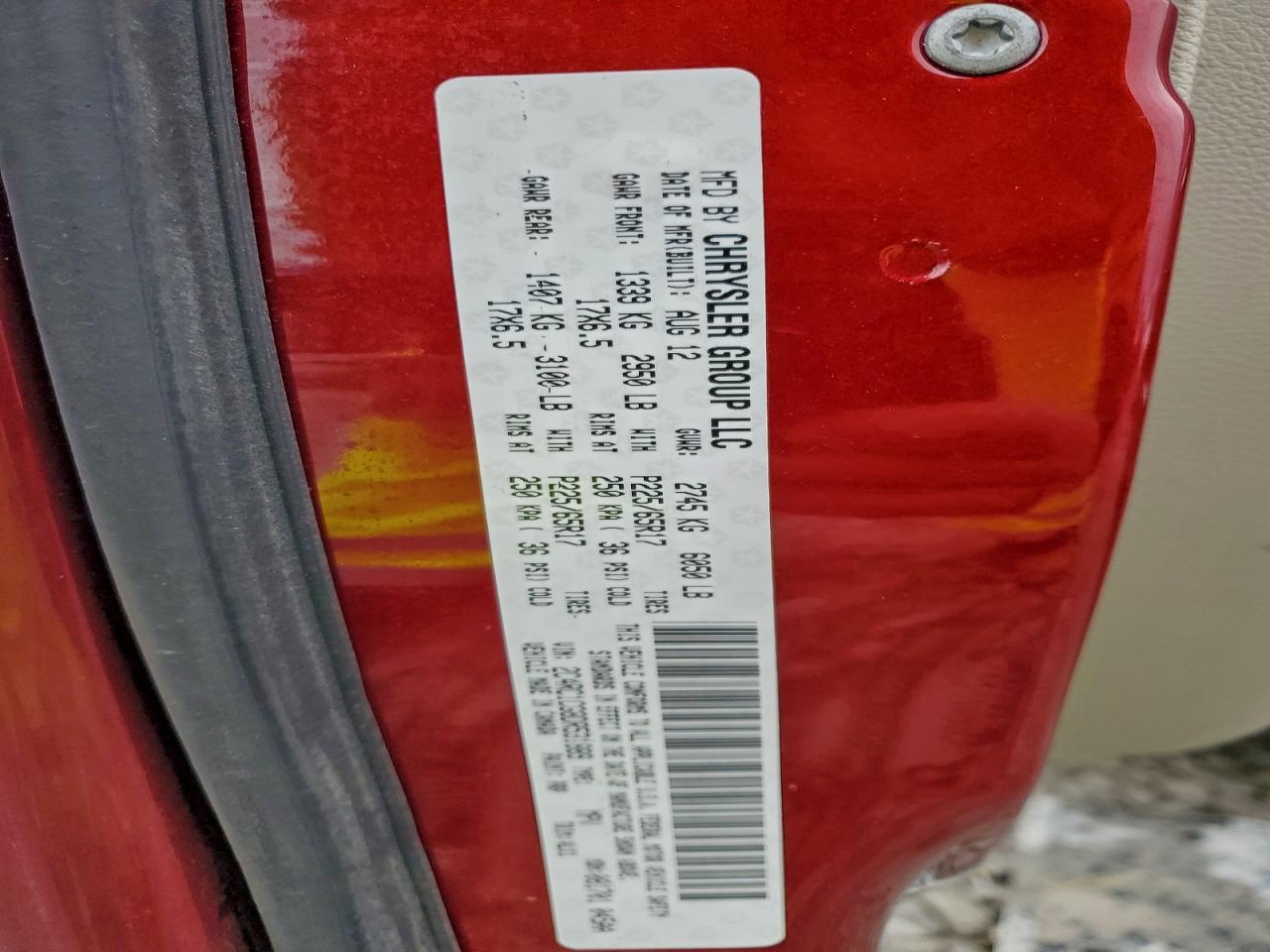 Chrysler Minivan Touring L Image 13