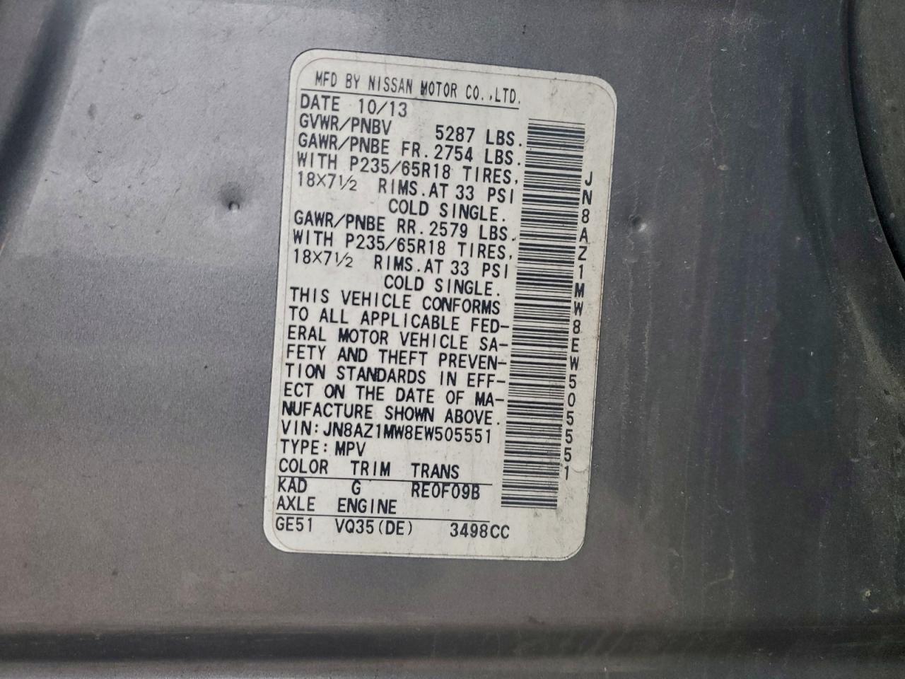 Nissan Murano S Image 11