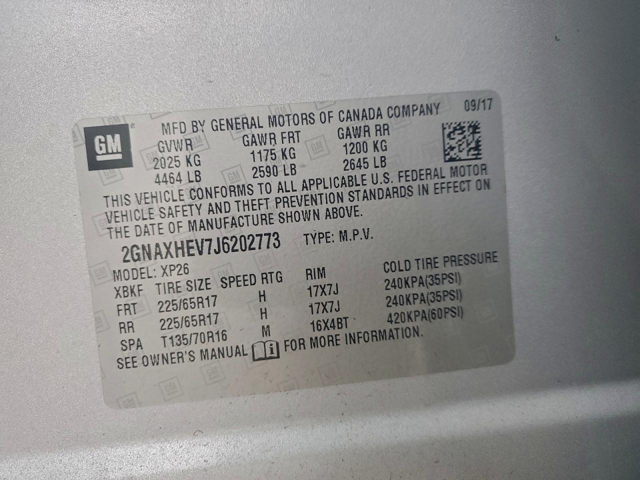 Chevrolet Equinox Ls Image 10