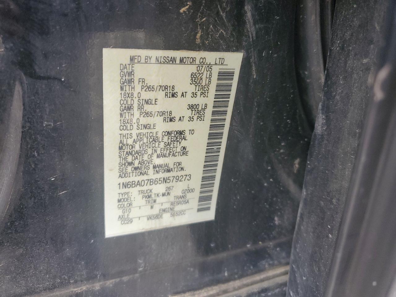 Nissan Titan Xe Image 9