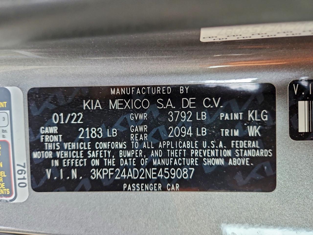 Kia Forte Fe Image 4