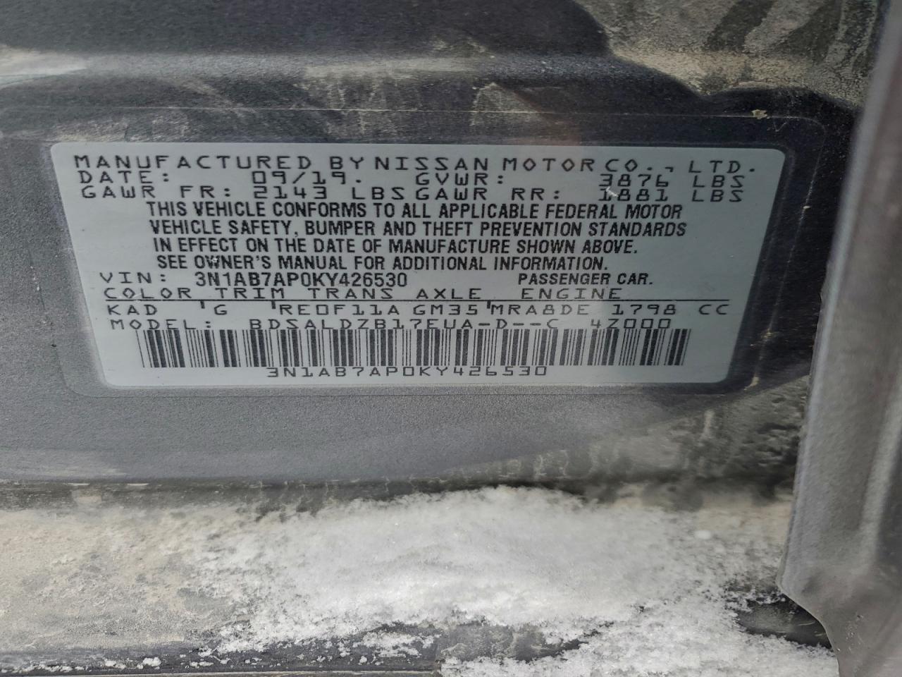 Nissan Sentra S Image 10