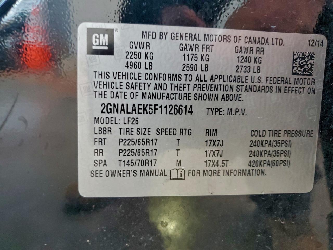 Chevrolet Equinox Ls Image 8