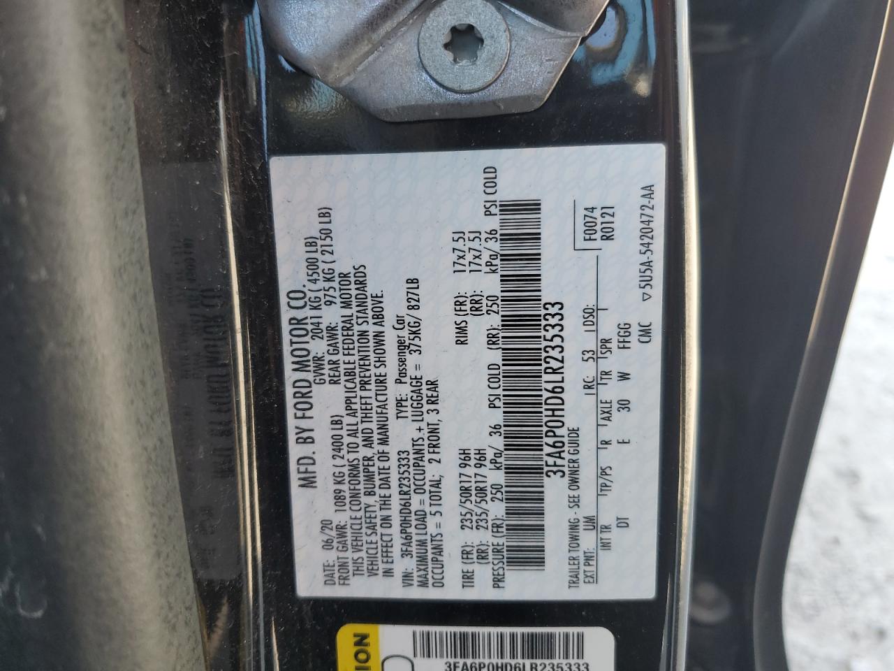 Ford Fusion Se Image 11