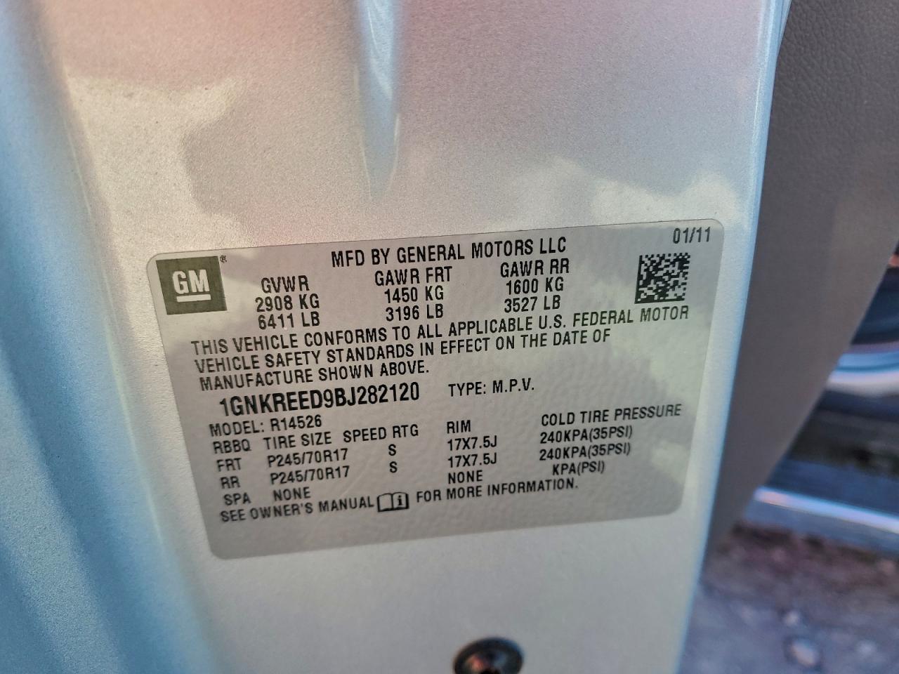 Chevrolet Traverse Ls Image 11