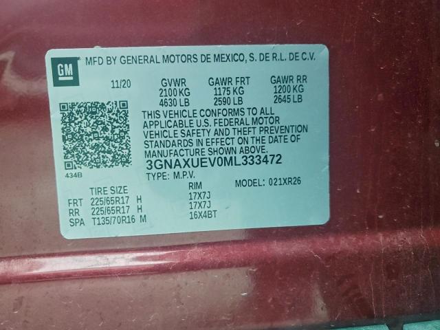 Chevrolet Equinox Lt Image 4