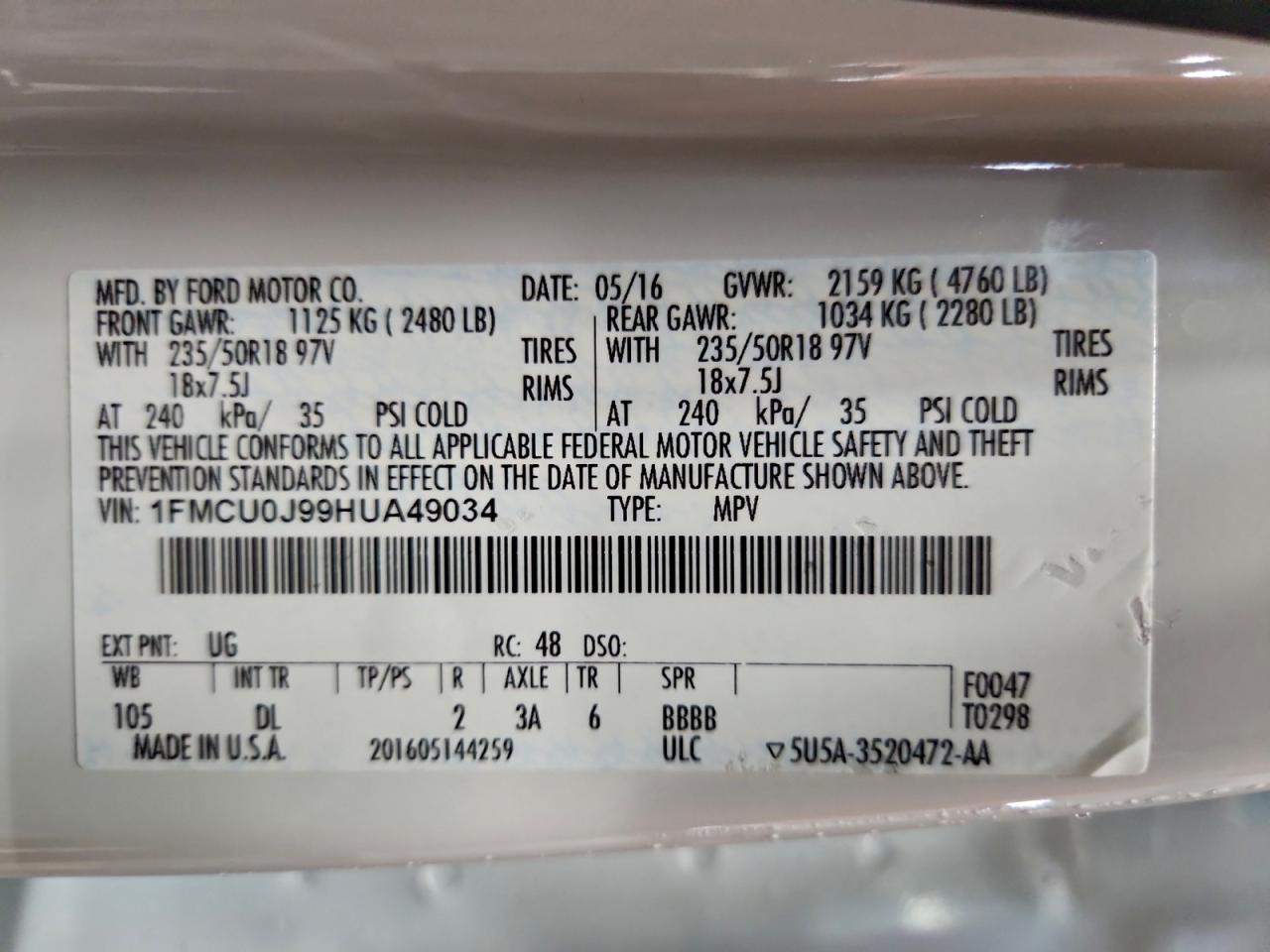 Ford Escape Titanium Image 8