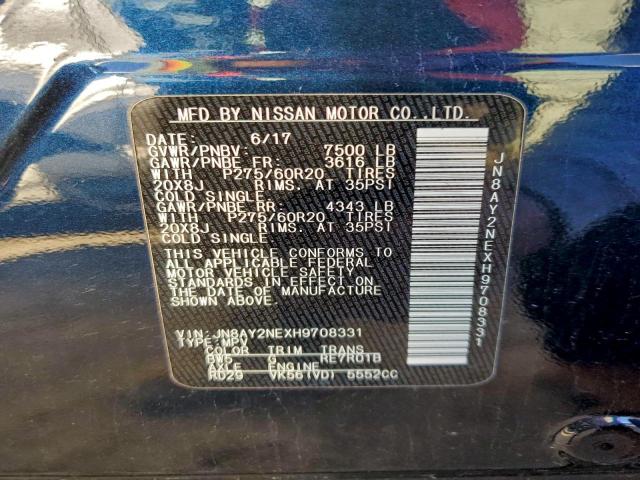 Nissan Armada Platinum Image 13