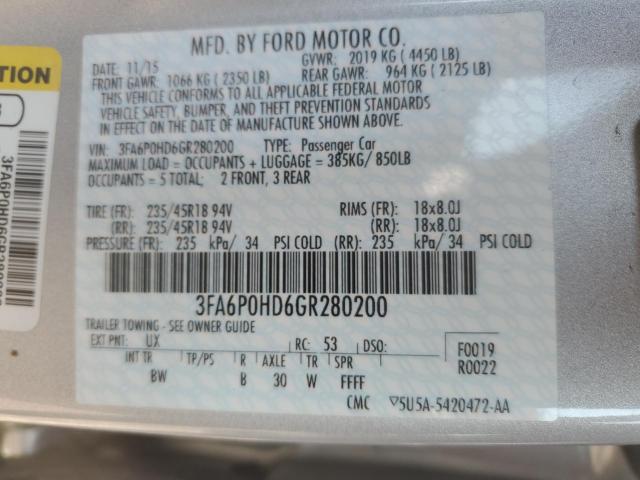 Ford Fusion Se Image 2