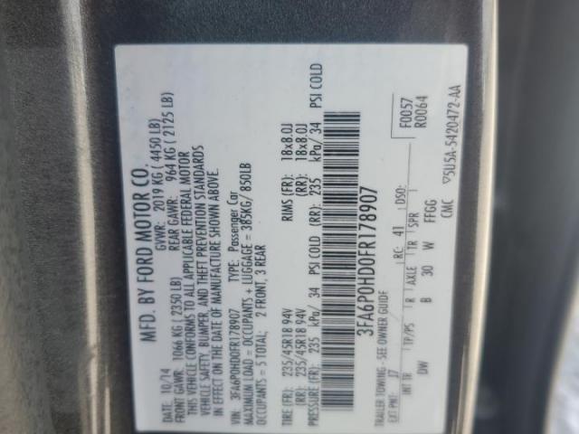 Ford Fusion Se Image 9