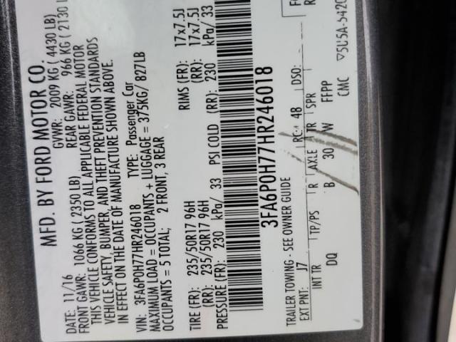 Ford Fusion Se Image 7